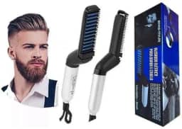 Pente Elétrico Chapinha Modelador Alisador De Barba E Cabelo