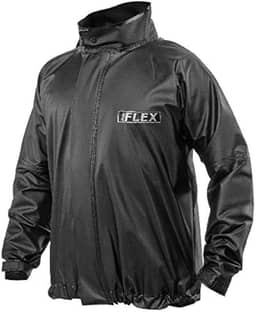 Capa Roupa Chuva Delta Flex Pvc Preta Moto Motoqueiro (gg)