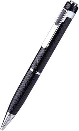 Caneta Gravadora de Voz - Gravação Discreta Sem Luz | Microfone Omnidirecional | MP3, Pen Drive e Caneta | 20h de Bateria | Ideal para Reuniões, Aulas, Entrevistas e Profissionais