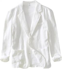 Blazer masculino casual esportivo casacos de linho terno jaquetas negócios leves ternos diários