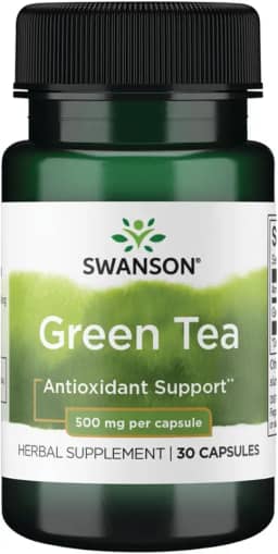 Chá Verde 500mg Swanson 30 Capsulas Importado