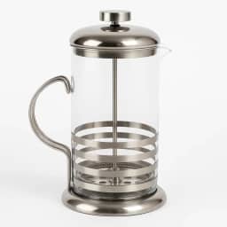 Cafeteira Prensa Francesa 600ML Expresso Italiana Cremeira Vidro Borossilicato Aço Inox Resistente Casa Buritis