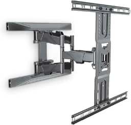 Suporte TV Articulado 32 a 86 Polegadas Universal Padrão VESA Até 46kg Regulável e Inclinável Horizontal Quarto Sala Preto