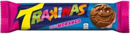 Biscoito Recheado Sabor Morango 126g Trakinas