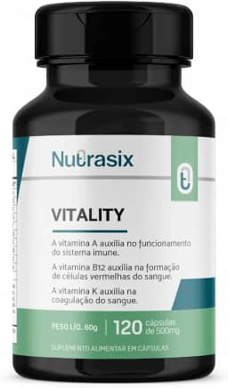 SUPLEMENTO PARA MENOPAUSA VITALITY 120 CÁPS 500MG - NUTRASIX