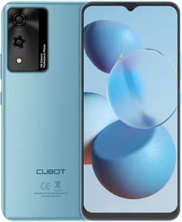 CUBOT A10, Smartphone Android 14, 6.56 Polegadas 90Hz, 12GB RAM, 128GB, Câmera 48MP, Bateria 5100mAh, Dual SIM 4G (Azul)