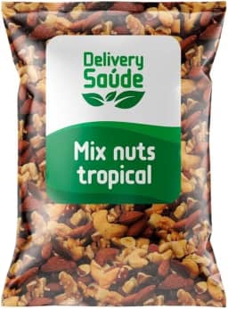 Mix Premium Nuts 500g Uva Passas/Amendoim/Castanha de Caju/GojiBerry/Amêndoas/Nozes/Castanha do Pará