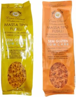 Kit 2 Fusilli Lentilha Ceres: Lentilha Vermelha, Verde