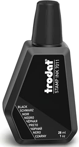 Trodat 55886 28 ml 7011 Tinta para carimbos - Preto