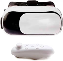 Óculos Vr 2.0 Realidade Virtual Cardboard 3d + Controle