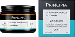 PRINCIPIA, Gel Hidratante Facial 1% Ácidos Hialurônicos + 5% Glicerina GH-01 com 50g