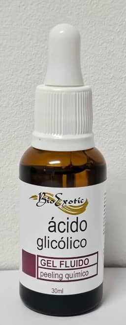 Gel Fluido Facial de Ácido Glicólico 10% Profissional (Peeling Químico) (Ph entre 3,5 e 4,0) 50 m l Bioexotic