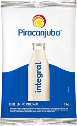 Piracanjuba Leite Em Pó Integral 1Kg