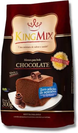 King Mix Mistura para bolo chocolate zero açucar