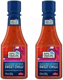 02 Molho De Pimenta Sweet Chili Agridoce Blue Dragon Sakura 175ml