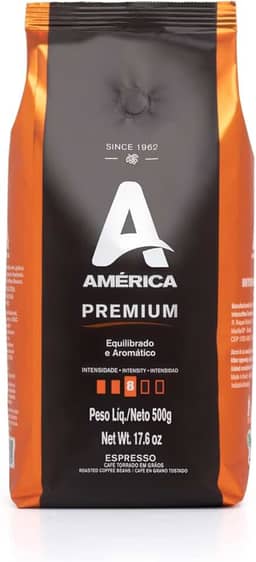 América Café Torrado Em Grãos Premium 500 G
