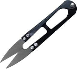 TESOURA DE METAL ARREMATE COLORIDA COSTURA COZINHA PODAR (Preto)