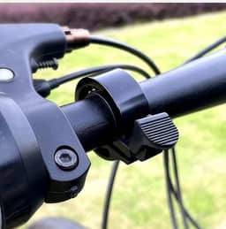 Campainha de bicicleta de montanha super barulhenta universal adulto bicicleta invisível acessórios de equitação buzina invisível dobrável