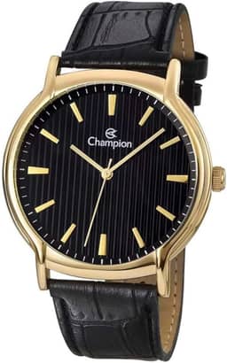 Relógio Champion Masculino Ref: Ch22831p Social Dourado