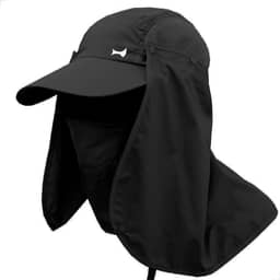 Chapéu Boné Pesca Caça Caminhada Camping Trilha Proteção Solar Pescoço Nuca Rosto Mosquiteiro