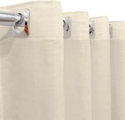 Cortina Voil Gaze De Linho Palha 2,80x2,30 Sala Ou Quarto Alto Padrão