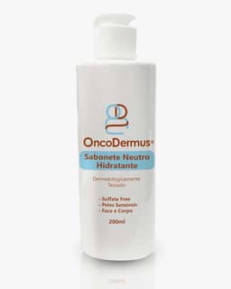 Sabonete Neutro Hidratante, Oncodermus - Para Peles Sensíveis, Face e Corpo, 200 mL