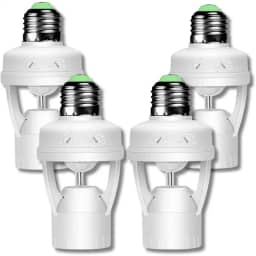 Soquete com Sensor de Presença E27 110V/220V – Detecção de Movimento 360° para Lâmpadas, Automático, Ideal para Iluminação Residencial e Comercial (4)