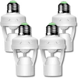 Soquete com Sensor de Presença E27 110V/220V – Detecção de Movimento 360° para Lâmpadas, Automático, Ideal para Iluminação Residencial e Comercial (4)
