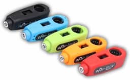 Trava de Segurança Antifurto para Moto – Universal, Compacta, Com Chave, Instalação Rápida na Manete, Proteção Contra Furtos Urbanos