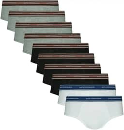 Kit com 4 Cuecas Lupo Slip Algodão com Elastano Sortido