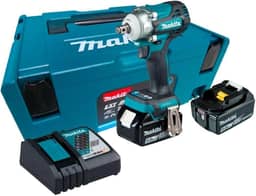 Chave de Impacto 1/2" 2 Baterias 18V Bivolt com Carregador e Maleta DTW300RTJ MAKITA