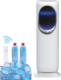 YESOP Climatizador De Ar Quente E Frio Com Display Como, Multifuncional Ventilador, Refrigerador, Aquecedor E Umidificador, Adequado 1800w 127v