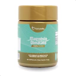 Magnésio Dimalato 100% Puro (01 und. 60 cápsulas)