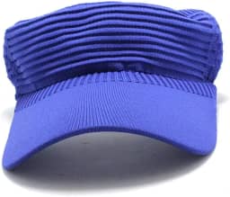 Viseira Feminina Aba Longa Tecido Respirável Praia Esportes