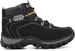 Bota Coturno Caterpillar Adventure Couro Legítimo + Palmilhas Gel. Unissex.