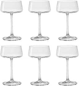 Taças para Espumante Vinho Coquetel Champagne em Cristal Bohemia Sommelier (220ml, Coquetel)