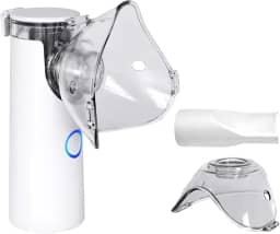 Henniu Nebulizador Inalador Portátil Compacto Ultrassônico Silencioso Tratamento Respiratório Eficaz para Asma, Sinusite e Bronquite Fácil Utilização Ideal para Adultos e Crianças.