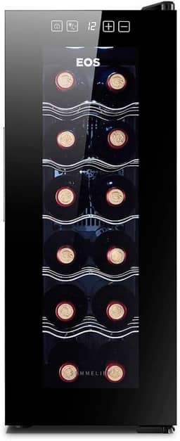 Adega Climatizada Eletrônica Eos 12 Garrafas Eae12 Bivolt