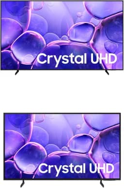 Samsung Combo Smart TV 85" UHD 4K U8100F + Samsung Smart TV 50" UHD 4K U8100F