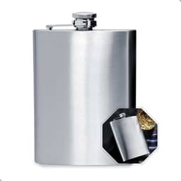 Cantil De Bolso Em Aço Inox Porta Bebidas Portátil Whisky