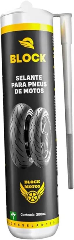 Vacina Selante Preventiva Para Pneus de Moto - Block (300ml)