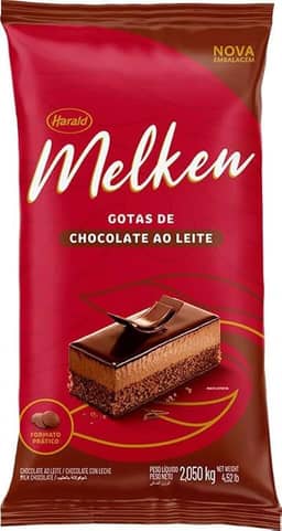 Chocolate Gotas Moeda ao Leite 2,05Kg Melken