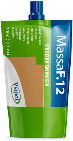 Massa para Madeira F12 Mogno 200g