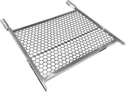 Grelha Moeda Inox para Churrasqueira de Alvenaria – Reforçada, Cabos Térmicos – Várias Medidas – Ideal para Carnes, Legumes e Pães (60x50)