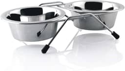 Chalesco Comedouro Duplo para Cães 360 ml