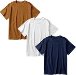 Kit 3 Camisetas Oversized Masculina Algodão Premium Lisa Moda Streetwear