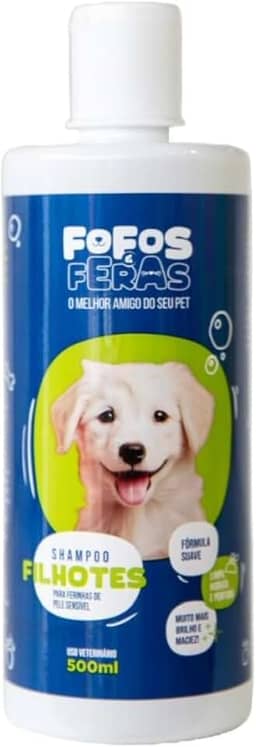 Shampoo para Filhotes 500ml – Para Cães e Gatos – Proteção Desde o Primeiro Banho