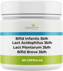 Lactobacillus Infantis 3Blh, Acidophilus 3Blh, Plantarum 3Blh, Breve 3Blh - 60 Doses