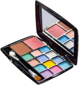 Paleta de Sombras para Maquiagem Feminina, 12 Cores e 2 Blush, Espelho e Pincel, para realçar a Presente para Menina, Maquiagem Infnatil, Jovens e Adultos. Eyeshadow Beleza Todas as Idades.