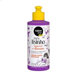 Salon Line, Creme de Pentear, Meu Lisinho Kids, Imaginação e Diversão, Vegano - Cabelos Lisos, 250 ml